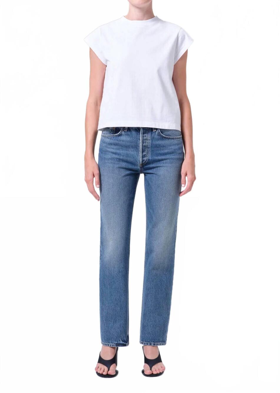NEW AGOLDE lana jeans in liberty